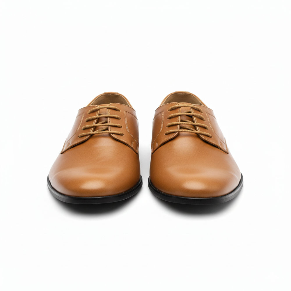 Quality Mens Formal light tan Leather Shoe